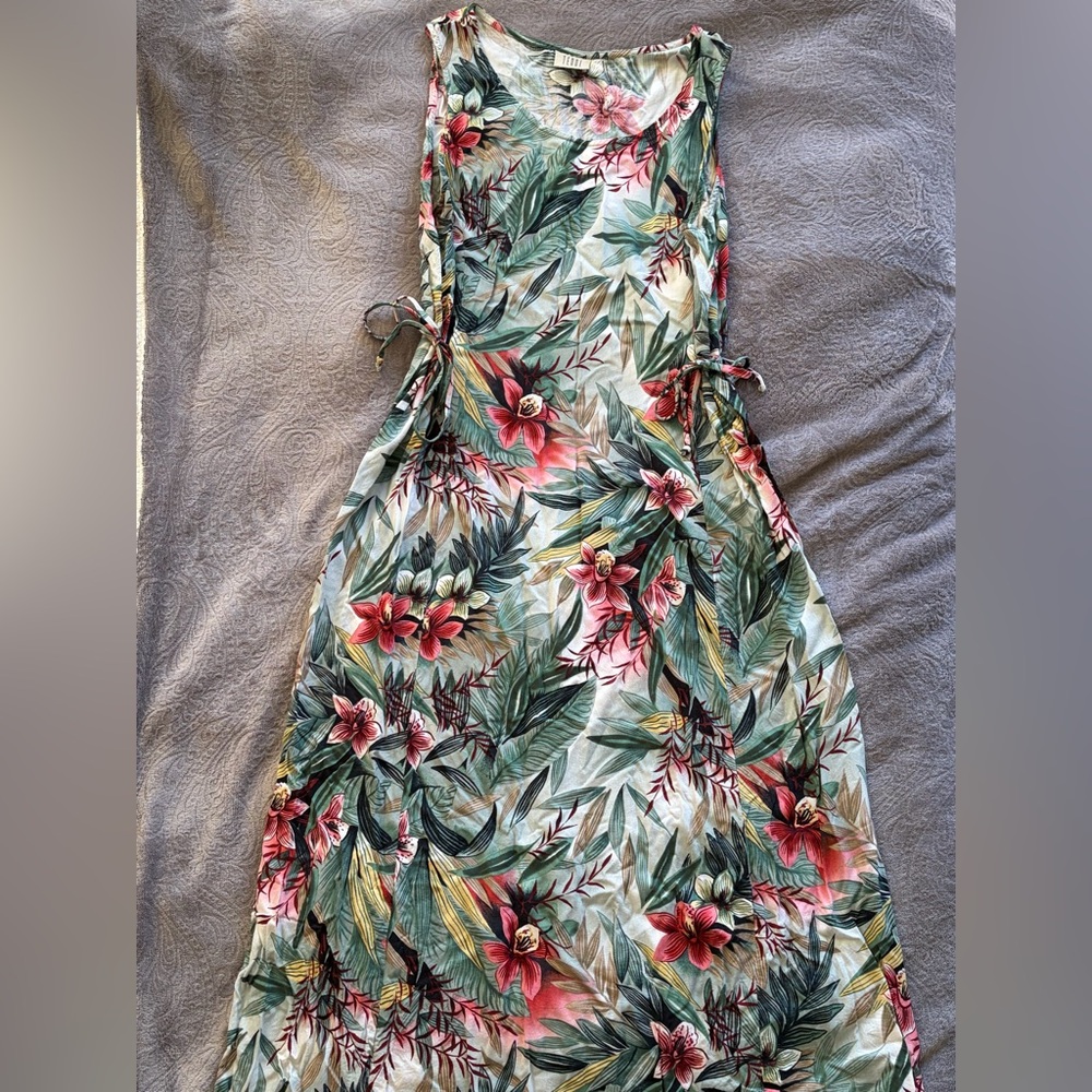 TEDDI tropical floral dress